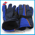 2015 Dark Blue Waterproof And Windproof Fingers Mens Ski Gloves HX9711